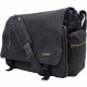 Cocoon Urban Adventure Carrying Case (Messenger) for 16" Notebook - Black - Water Resistant - Waxed Canvas - Shoulder Strap, Trolley Strap - 13" Height x 8.5" Width x 7" Depth MMB2704BK