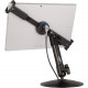 The Joy Factory LockDown Universal Desk Stand with Key Cable Lock for 10" - 13" Tablets - Up to 13" Screen Support - 9.8" Height x 10.8" Width - Desktop - Carbon Fiber MNU311KL