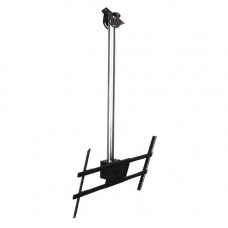 Peerless -AV MOD-FPSKIT150 Ceiling Mount for Flat Panel Display - Chrome - 32" to 60" Screen Support - 132 lb Load Capacity - TAA Compliance MOD-FPSKIT150