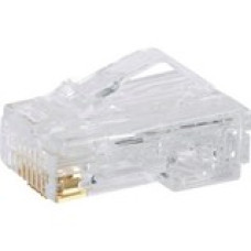 Panduit Network Connector - 100 Pack - 1 x RJ-45 Male - Clear - TAA Compliance MP530-C
