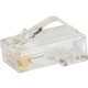 Panduit Network Connector - 1000 Pack - 1 x RJ-45 Male - Clear - TAA Compliance MP588-M