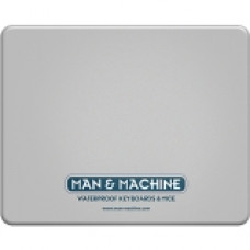 Man & Machine Mouse Pad - 0.03" x 8.69" x 7.13" Dimension - Gray - Silicone MPAD/G5