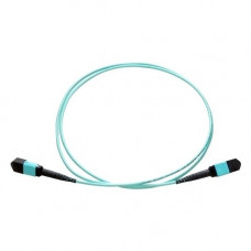 Axiom MPO Female/MPO Male Multimode OM3 50/125 Fiber Optic Cable - 7m - Fiber Optic for Network Device - 22.97 ft - 1 x MPO Female Network - 1 x MPO Male Network - 50/125 &micro;m - Aqua - RoHS Compliance MPOFMOM37M-AX