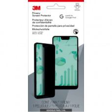 3m Privacy Screen Protector for Google Pixel 3XL Phone (MPPGG010) Black, Glossy - For 6.3"Smartphone MPPGG010