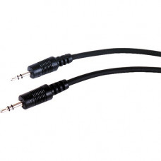 Comprehensive Standard MPS-MPS-3ST Audio Cable - 3 ft - 1 x Mini-phone Male Stereo Audio - 1 x Mini-phone Male Stereo Audio - Shielding - Black - RoHS Compliance MPS-MPS-3ST