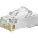 Panduit Pan-Plug MPS588-C Cat.5e Connector - 100 Pack - 1 x RJ-45 Male - Transparent - TAA Compliance MPS588-C