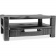 Kantek 2-Level Monitor Stand with Drawer - CRT Display Type Supported - Black - TAA Compliance MS480