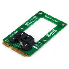 Startech.Com mSATA to SATA HDD / SSD Adapter - Mini SATA to SATA Converter Card - Turn an mSATA host connection into a standard SATA port - mSATA to SATA Adapter - Mini SATA to SATA - Mini SATA to SATA Adapter - mSATA to SATA 7pin - mSATA to SATA 7 pin Co