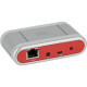 Phoenix Audio Quattro3 Power Hub (MT340) - Silver, Red MT340