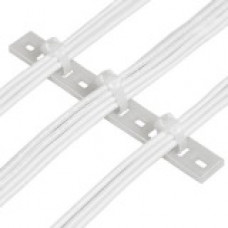 Panduit Multiple Tie Plate - Natural - 100 Pack - Nylon 6.6 - TAA Compliance MTPC3H-E10-C39