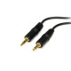 Startech.Com 6 ft 3.5mm Stereo Audio Cable - M/M - Audio cable - mini-phone stereo 3.5 mm (M) - mini-phone stereo 3.5 mm (M) - 1.8 m - Mini-phone Male - Mini-phone Male - 6ft - Black - RoHS Compliance MU6MM