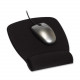 3m Foam Mousepad Wrist Rest with Antimicrobial Protection, Black (6.8" x 8.6" x 3/4") - TAA Compliance MW209MB