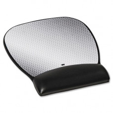 3m Gel Mouse Pad - 0.75" x 8.75" x 9.75" Dimension - Black - Gel MW310LE