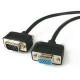 Startech.Com 15 ft Low Profile High Resolution Monitor VGA Extension Cable HD15 M/F - HD-15 Male - HD-15 Female - 15ft - Black MXT101LP15