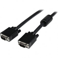 Startech.Com High-Resolution Coaxial SVGA - VGA Monitor cable - HD-15 (M) - HD-15 (M) - 1.8 m - 6 ft Video Cable for Monitor - First End: 1 x HD-15 Male Video - Second End: 1 x HD-15 Male Video - Extension Cable - 28 AWG - Black - RoHS Compliance MXT101MM