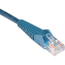 Tripp Lite 3ft Cat5e / Cat5 Snagless Molded Patch Cable RJ45 M/M Blue 3&#39;&#39; - 3ft - 1 x RJ-45 Male - 1 x RJ-45 Male - Blue - TAA Compliance N001-003-BL