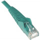 Tripp Lite 6ft Cat5e / Cat5 Snagless Molded Patch Cable RJ45 M/M Green 6&#39;&#39; - 6 ft Category 5e Network Cable for Network Device - First End: 1 x RJ-45 Male Network - Second End: 1 x RJ-45 Male Network - 1 Gbit/s - Patch Cable - Green - RoHS