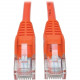 Tripp Lite Cat5e 350 MHz Snagless Molded UTP Patch Cable (RJ45 M/M), Orange, 6 ft. - 6 ft Category 5e Network Cable for Computer, Server, Printer, Photocopier, Router, Blu-ray Player, Switch - First End: 1 x RJ-45 Male Network - Second End: 1 x RJ-45 Male