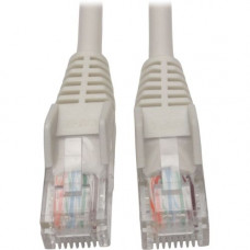 Tripp Lite Cat5e 350 MHz Snagless Molded UTP Patch Cable (RJ45 M/M), White, 6 ft. - 6 ft Category 5e Network Cable for Computer, Server, Printer, Photocopier, Router, Blu-ray Player, Switch - First End: 1 x RJ-45 Male Network - Second End: 1 x RJ-45 Male 
