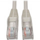 Tripp Lite Cat5e 350 MHz Snagless Molded UTP Patch Cable (RJ45 M/M), White, 6 ft. - 6 ft Category 5e Network Cable for Computer, Server, Printer, Photocopier, Router, Blu-ray Player, Switch - First End: 1 x RJ-45 Male Network - Second End: 1 x RJ-45 Male 