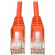 Tripp Lite 7ft Cat5e / Cat5 Snagless Molded Patch Cable RJ45 M/M Orange 7&#39;&#39; - 7 ft Category 5e Network Cable for Network Device - First End: 1 x RJ-45 Male Network - Second End: 1 x RJ-45 Male Network - Patch Cable - Orange - RoHS Complian