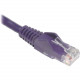 Tripp Lite 10ft Cat5e Cat5 Snagless Molded Patch Cable RJ45 M/M Purple 10&#39;&#39; - 10 ft Category 5e Network Cable for Network Device - First End: 1 x RJ-45 Male Network - Second End: 1 x RJ-45 Male Network - 1 Gbit/s - Patch Cable - Purple - R