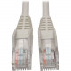 Tripp Lite Cat5e 350 MHz Snagless Molded UTP Patch Cable (RJ45 M/M), White, 15 ft. - 15 ft Category 5e Network Cable for Computer, Server, Printer, Photocopier, Router, Blu-ray Player, Switch - First End: 1 x RJ-45 Male Network - Second End: 1 x RJ-45 Mal