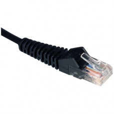 Tripp Lite 50ft Cat5e / Cat5 Snagless Molded Patch Cable RJ45 M/M Black 50&#39;&#39; - 50ft - 1 x RJ-45 Male - 1 x RJ-45 Male - Black N001-050-BK