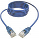 Tripp Lite 5ft Cat5e Cat5 Snagless Molded Slim UTP Patch Cable RJ45 M/M Blue 5&#39;&#39; - 5 ft Category 5e Network Cable for Network Device, Switch, Router, Server, Modem, Printer - First End: 1 x RJ-45 Male Network - Second End: 1 x RJ-45 Male N