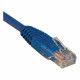 Tripp Lite 4ft Cat5e / Cat5 350MHz Molded Patch Cable RJ45 M/M Blue 4&#39;&#39; - Category 5e - 4ft - 1 x RJ-45 Network - 1 x RJ-45 Male Network - Blue - RoHS Compliance N002-004-BL