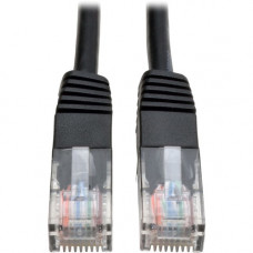 Tripp Lite 5ft Cat5e / Cat5 350MHz Molded Patch Cable RJ45 M/M Black 5&#39;&#39; - 5ft - 1 x RJ-45 Male - 1 x RJ-45 Male - Black - TAA Compliance N002-005-BK