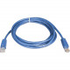 Tripp Lite 5ft Cat5e / Cat5 350MHz Molded Patch Cable RJ45 M/M Blue 5&#39;&#39; - 5ft - 1 x RJ-45 Male - 1 x RJ-45 Male - Blue N002-005-BL