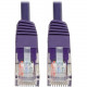 Tripp Lite Cat5e 350 MHz Molded UTP Patch Cable (RJ45 M/M), Purple, 6 ft. - 6 ft Category 5e Network Cable for Computer, Server, Printer, Photocopier, Router, Blu-ray Player, Switch - First End: 1 x RJ-45 Male Network - Second End: 1 x RJ-45 Male Network 