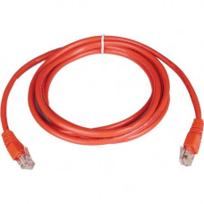 Tripp Lite 7ft Cat5e / Cat5 350MHz Molded Patch Cable RJ45 M/M Red 7&#39;&#39; - 7ft - 1 x RJ-45 Male - 1 x RJ-45 Male - Red - TAA Compliance N002-007-RD