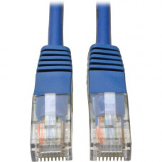 Tripp Lite Cat5e 350 MHz Molded UTP Patch Cable (RJ45 M/M), Blue, 12 ft. - 12 ft Category 5e Network Cable for Computer, Server, Printer, Photocopier, Router, Blu-ray Player, Switch - First End: 1 x RJ-45 Male Network - Second End: 1 x RJ-45 Male Network 