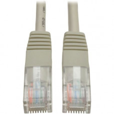 Tripp Lite 12ft Cat5e / Cat5 350MHz Molded Patch Cable RJ45 M/M Gray 12&#39;&#39; - 12 ft Category 5e Network Cable for Network Device - First End: 1 x RJ-45 Male Network - Second End: 1 x RJ-45 Male Network - Patch Cable - Gray - RoHS Compliance 