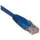 Tripp Lite 15ft Cat5e / Cat5 350MHz Molded Patch Cable RJ45 M/M Blue 15&#39;&#39; - Category 5e - 15ft - 1 x RJ-45 Male Network - 1 x RJ-45 Male Network - Blue - RoHS, TAA Compliance N002-015-BL