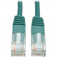 Tripp Lite 15ft Cat5e / Cat5 350MHz Molded Patch Cable RJ45 M/M Green 15&#39;&#39; - 15 ft Category 5e Network Cable for Network Device - First End: 1 x RJ-45 Male Network - Second End: 1 x RJ-45 Male Network - Patch Cable - Green - RoHS Complianc