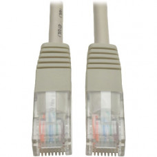 Tripp Lite 100ft Cat5e / Cat5 350MHz Molded Patch Cable RJ45 M/M Gray 100&#39;&#39; - 100ft - 1 x RJ-45 Male - 1 x RJ-45 Male - Gray - TAA Compliance N002-100-GY