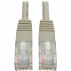 Tripp Lite 100ft Cat5e / Cat5 350MHz Molded Patch Cable RJ45 M/M Gray 100&#39;&#39; - 100ft - 1 x RJ-45 Male - 1 x RJ-45 Male - Gray - TAA Compliance N002-100-GY