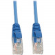 Tripp Lite 75ft Cat5e / Cat5 Plenum Snagless Patch Cable RJ45 M/M Blue 75&#39;&#39; - 75 ft Category 5e Network Cable for Network Device - First End: 1 x RJ-45 Male Network - Second End: 1 x RJ-45 Male Network - Patch Cable - Blue - RoHS Complianc