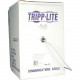 Tripp Lite 1000ft PVC CMR CAT5E CAT5 SOLID UTP BULK CABLE GRAY 1000&#39;&#39; - 1000ft - Gray N022-01K-GY