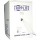 Tripp Lite 1000ft Cat5 / Cat5e Bulk Cable Solid CMP Plenum PVC White 1000&#39;&#39; - Category 5e for Network Device, Patch Panel, Switch, Router - 128 MB/s - 1000 ft - 1 x Bare Wire - 1 x Bare Wire - White - TAA Compliance N024-01K-WH