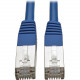 Tripp Lite Cat5e 350 MHz Molded Shielded STP Patch Cable (RJ45 M/M), Blue, 3 ft. - 3 ft Category 5e Network Cable for Network Device, Printer, Router, Server, Modem, Hub, Patch Panel, Switch - First End: 1 x RJ-45 Male Network - Second End: 1 x RJ-45 Male