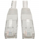 Tripp Lite Cat6 Cat5e Gigabit Molded Patch Cable RJ45 M/M 550MHz White 1ft 1&#39;&#39; - RJ-45 for Computer, Printer, Gaming Console, Blu-ray Player, Photocopier, Router, Modem - 128 MB/s - Patch Cable - 1 ft - 1 x RJ-45 Male Network - 1 x RJ-45 M