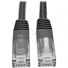 Tripp Lite Cat6 Gigabit Molded Patch Cable (RJ45 M/M), Black, 5 ft - 5 ft Category 6 Network Cable for Network Device, Router, Modem, Blu-ray Player, Printer, Computer - First End: 1 x RJ-45 Male Network - Second End: 1 x RJ-45 Male Network - 128 MB/s - P
