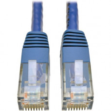 Tripp Lite Cat6 Gigabit Molded Patch Cable (RJ45 M/M), Blue, 5 ft - 5 ft Category 6 Network Cable for Network Device, Router, Modem, Blu-ray Player, Printer, Computer - First End: 1 x RJ-45 Male Network - Second End: 1 x RJ-45 Male Network - 128 MB/s - Pa
