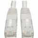 Tripp Lite Cat6 Cat5e Gigabit Molded Patch Cable RJ45 M/M 550MHz White 6ft - RJ-45 for Computer, Printer, Gaming Console, Blu-ray Player, Photocopier, Router, Modem - 128 MB/s - Patch Cable - 6 ft - 1 x RJ-45 Male Network - 1 x RJ-45 Male Network - Gold P