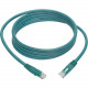 Tripp Lite 7ft Cat6 Gigabit Molded Patch Cable RJ45 M/M 550MHz 24 AWG Green - Category 6 for Network Device, Router, Modem, Blu-ray Player, Printer, Computer - 128 MB/s - Patch Cable - 7 ft - 1 x RJ-45 Male Network - 1 x RJ-45 Male Network - Gold-plated C