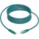 Tripp Lite 10ft Cat6 Gigabit Molded Patch Cable RJ45 M/M 550MHz 24AWG Green - Category 6 for Network Device, Router, Modem, Blu-ray Player, Printer, Computer - 128 MB/s - Patch Cable - 10 ft - 1 x RJ-45 Male Network - 1 x RJ-45 Male Network - Gold-plated 